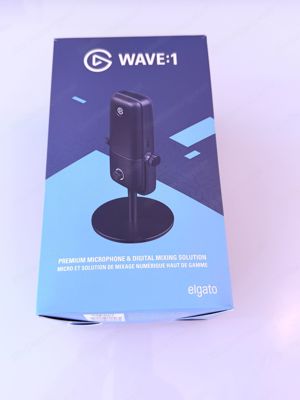 Elgato Wave:1 - Professionelles USB-Kondensatormikrofon für Streaming, Gaming oder Homeoffice