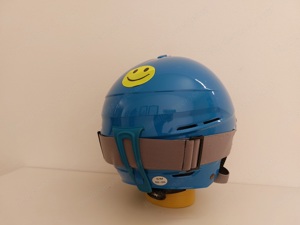 Kinder-Skihelm in Blau Bild 2