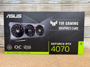 RTX 4070 12GB ASUS TUF Gaming GeForce OC GDDR6X Video Graphics Card GPU Bild 3