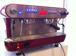 GAGGIA Deco EVO Espressomaschine Autosteam rot 2 gruppig