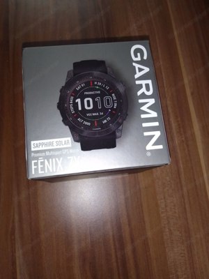 Garmin f nix 7X Sapphire Solar GPS-Uhr - Schwarz