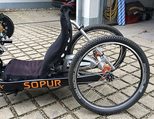 Handbike SOPUR SHARK X Link inkl. BionX Antrieb, 27 Gänge, E-Bike Bild 2