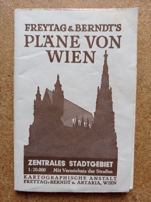 Alte Stadtpläne von Wien 1:20000