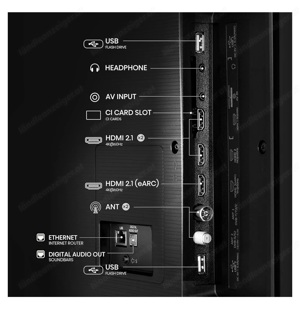 Hinsense 75 zoll Fernseher Nagel Neu Bild 2