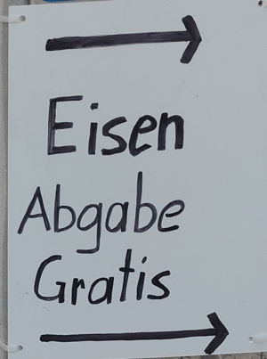 Kostenlose Eisenabgabe in Hohenems "Nur Eisen" Bild 2