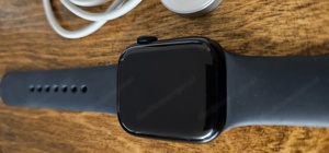  Apple Watch Series 7  41 mm. Aluminium Sportarmband Schwarz Bild 2