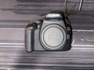 Canon eos 2000d, Objektiv 18-55mm, Tragetasche, 2 SD Karten (16GB, 64G), Batterie Ladestation Bild 3