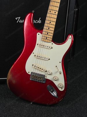 2008 Fender John Cruz 58  Hot Rod  Strat Rlc Candy Apple Red