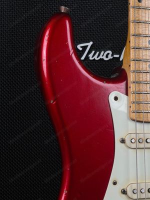 2008 Fender John Cruz 58  Hot Rod  Strat Rlc Candy Apple Red Bild 7