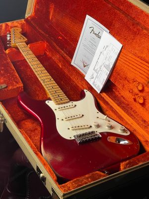 2008 Fender John Cruz 58  Hot Rod  Strat Rlc Candy Apple Red Bild 10