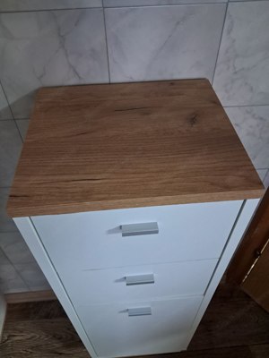 Badezimmerhochschrank 32 x 28 und Midischrank 32  x 30 cm Bild 2