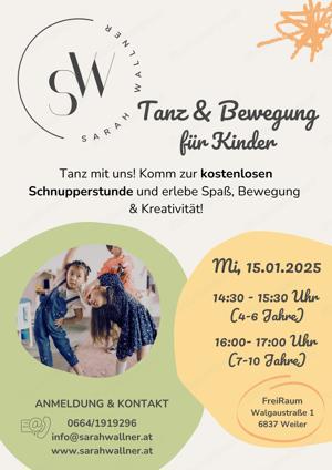 Tanz & Bewegung für Kinder 