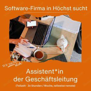 Assistent*in der Geschäftsleitung (Teilzeit   20 Stunden pro Woche   teilweise remote)