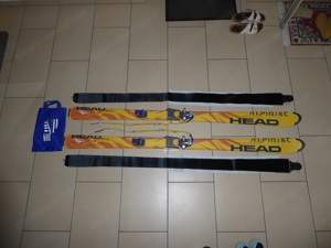 HEAD-Tourenskier 163cm mit Dynafit-Bindung, Harscheisen und Mohair-Fell