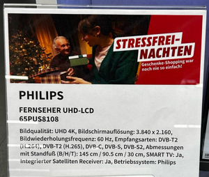 Neu- und Hochwertiger(5 Monate verwendet - jetzt Neuanschaffung) Smart TV - mit Ambilight Philips Bild 2