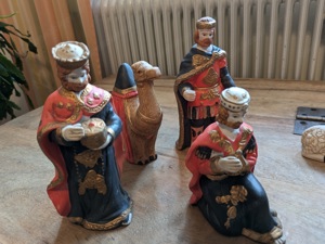 Krippe Figuren aus Keramik  Bild 2