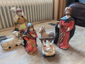 Krippe Figuren aus Keramik  Bild 4