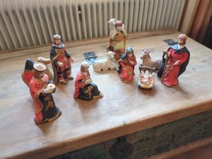 Krippe Figuren aus Keramik  Bild 5