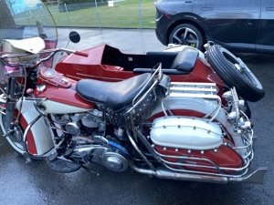 Harley Davidson Duo Glide 1958 Oldtimer Bild 2