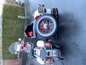 Harley Davidson Duo Glide 1958 Oldtimer Bild 3