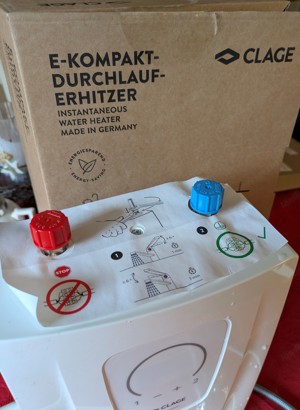 Kompaktdurchlauferhitzer CLAGE CEX-U für Küche und Bad Bild 2