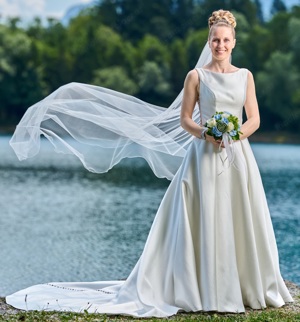 Elegantes Brautkleid Größe 34 36