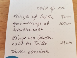 STOPP! Süßes Erstommunionskleid Gr. 134 und Ballerinas Gr. 34 neuw. Bild 8