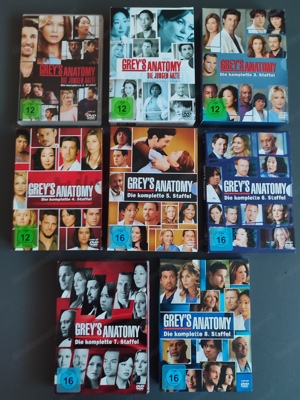 DVD Grey's Anatomy Staffel 1-8 komplett 