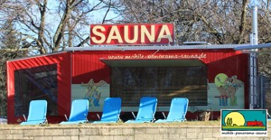 Mobile Panorama Sauna zu verkaufen  Bild 4