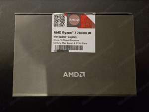 Amd Ryzen 7 7800X3D mit OVP und Rechnung Bild 2