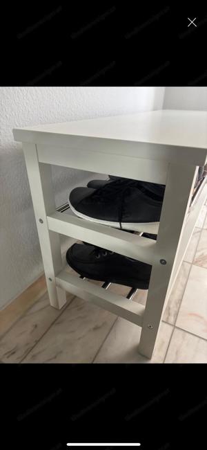 Schuhregal Schuhablage Sitzbank Garderobe mit Sitzgelegenheit Bild 2