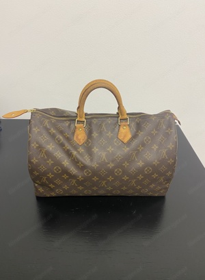 Louis Vuitton Speedy 40 Monogram Canvas 40 x 30 x 20 cm, mit Schloss Nr. 306 ohne! Schlüssel Bild 2