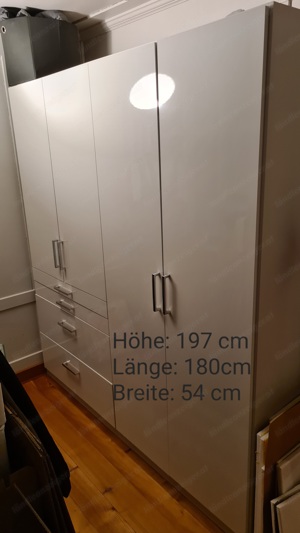 Kleiderschrank weiss Bild 2