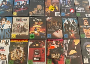 900 DVDs noch Original in Folie versiegelt  1 Euro pro Stück  nähe Milchhof Feldkirch