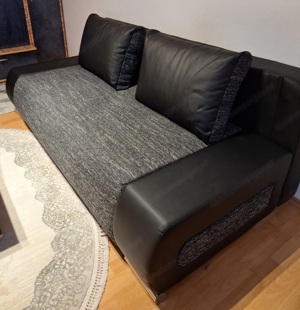 Graue & Schwarze SOFA Bild 2