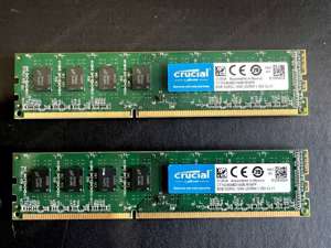 16 GB DDR3 RAM - Crucial