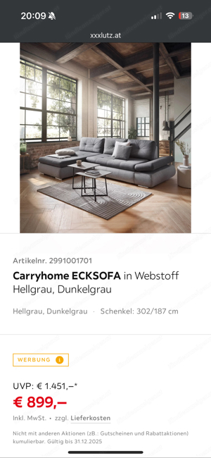 Ecksofa mit Schlaffunktion und Bettkasten Bild 5