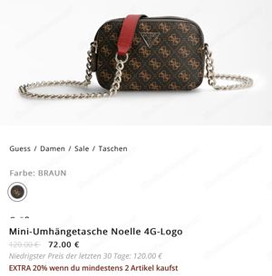 Damen Handtasche, Marke GUESS  Bild 2