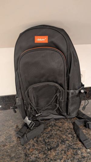 Rucksack Schwarz 45cm Groß