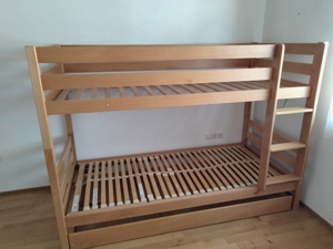 Stockbett incl Bettkasten und Lattenrost