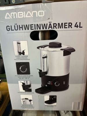 Glühweinwärmer 4 l  , 20  Fixpreis Bild 2