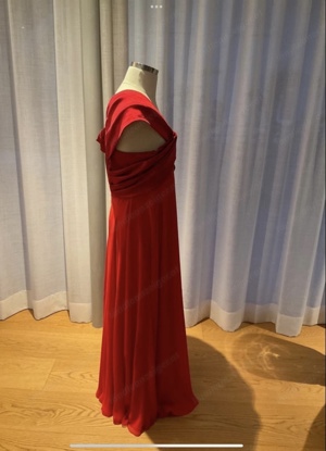 Abendkleid Ballkleid Talbot Runhof, Lang, rot, Größe 40 Bild 2