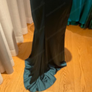 Abendkleid Ballkleid Talbot Runhof Größe 40, Farbe Petrol,lang Bild 3