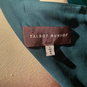 Abendkleid Ballkleid Talbot Runhof Größe 40, Farbe Petrol,lang Bild 2