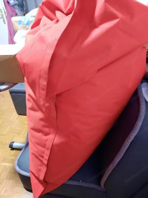 Roter Sitz Sack 