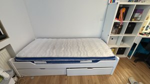 Einzelbett Bett weiss 90x200  Bild 2