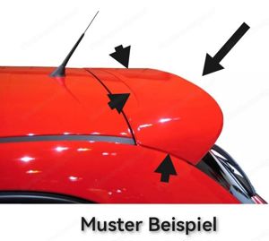 Zubehör Teil Dachspoiler (kein original) für Fiat 500 ab 2008+ und Abarth, Spoiler Dachspoiler Bild 3