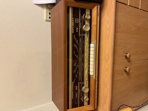 Röhren Radio von den 1960 Hoydron Diplomat mit Orginal Preisschild Schilling Bild 2