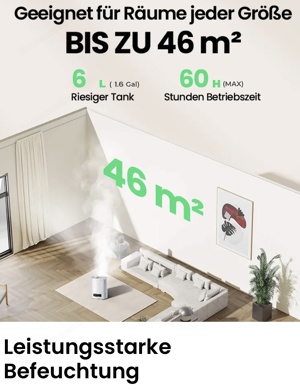 Luftbefeuchter 6L TESTSIEGER original verpackt Bild 7