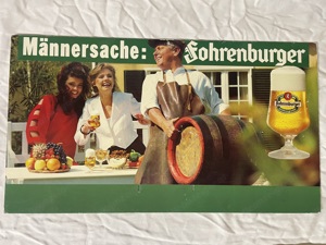 Bierwerbung Fohrenburg  Bild 2